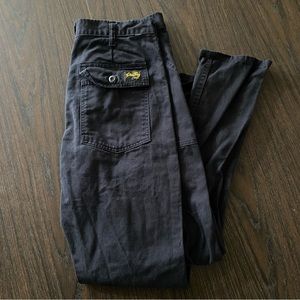Stan ray black twill taper fatigue pants
